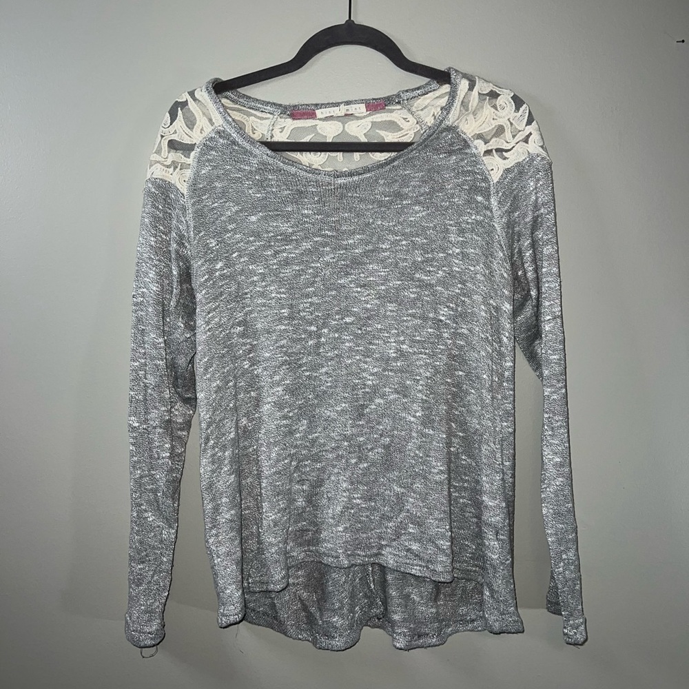 Lace sweater